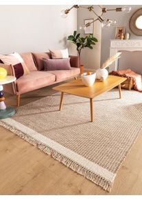 benuta Pure Wool Rug Kim Beige 120x170 cm - Natural Wool Rugs