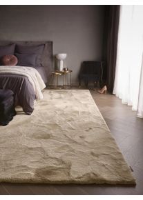 benuta Finest Langh&aring;ret teppe Fine Beige 120x170 cm Beige Enfarget