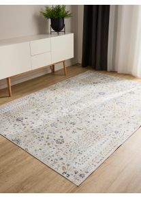 benuta Basic George Beige 120x170 cm Wasbaar tapijt0000 - Moderne Vintage Vloerkleden