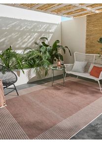 benuta nest Dywan ogrodowy Bronco terakota 120x170 cm0000 Polipropylen Geometryczny