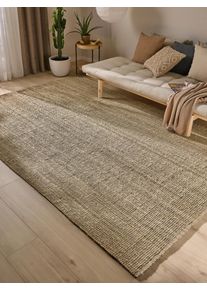 benuta pure Juuttimatto Svea Ruskea 120x170 cm Ruskea Yksiv&auml;rinen