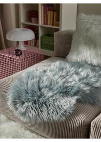 benuta Pop Faux Fur Nanuk Blue 60x90 cm - Stylish Faux Fur Rugs
