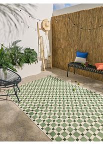 Tapis poil ras d'int&eacute;rieur et d'ext&eacute;rieur Jovis Vert 160x235 cm0000 - Tapis poil court design moderne pour salon