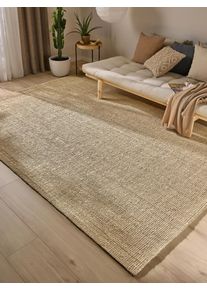 benuta Pure Juuttimatto Svea Kerma 120x170 cm Kerma Yksiv&auml;rinen