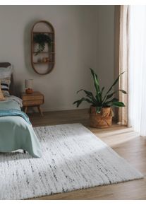 benuta nest Dywan shaggy Gobi kremowo-szary 120x170 cm Polipropylen Marokański