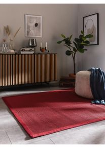 benuta nest Sisalteppe Sana Rood 150x150 cm R&oslash;d Kant,Enfarget