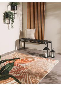 benuta nest Cleo Oranje 120x170 cm Binnen en buiten vloerkleed - Moderne Vloerkleden voor Woonkamer, Slaapkamer & Eetkamer