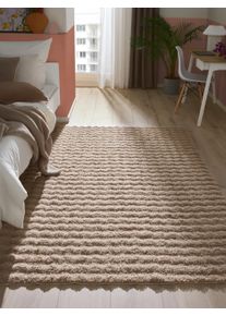 Tapis poil ras lavable Ted Gris clair 120x160 cm - Tapis poil court design moderne pour salon