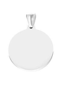 Adelia&acute;s Adelia ́s, Damen, Kettenanh&auml;nger &raquo;Unisex Anh&auml;nger aus Edelstahl&laquo;, silber, Material: Edelstahl