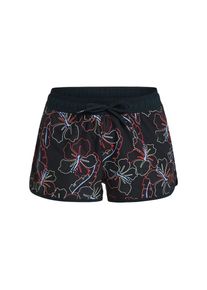 Roxy, Damen, Boardshorts &raquo; Active&laquo;, Anthracite Athletic Hibiscus, S, Kollektion: Active-Kollektion