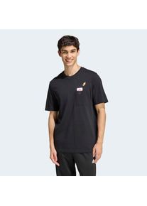 adidas Sportswear, Herren, T-Shirt &raquo;MINI EMBROIDERY GRAPHIC&laquo;, Black, S, T-Shirt von adidas