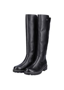 Remonte, Damen, Stiefel , Blockabsatz, Businesschuh, Langschaftstiefel Innenrei&szlig;verschluss, schwarz, 42, Stiefel mit wasserabweisender TEX-Membrane
