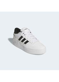 adidas Sportswear, Damen, Sneaker &raquo;TURNAROUND&laquo;, Cloud White/Core Black/Ftwr White, 40,5, Von Hoops inspirierte Turnschuhe mit einer Plateausohle, die 