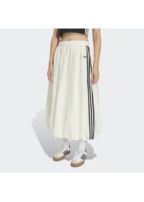 adidas originals, Damen, Sweatrock &raquo;OON LANGER&laquo;, Off White, 44, Volumin&ouml;ser, langer Rock mit einem vom Fu&szlig;ball inspirierten Design.