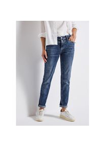 Street One, Damen, Regular-fit-Jeans &raquo;Style Jane&laquo; im Five-Pocket Style, mid blue random washed, 30 - L&auml;nge 28, Jeans von Street One