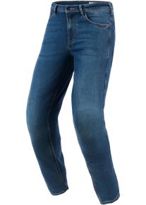 Alpinestars Flex-AST 5 Denim, textile pants , color: Blue , size: Short 31