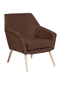 Max Winzer , Braun, Buchefarben , Textil , Buche , 67x81x71 cm , Goldenes M, Made in Europe , Wohnzimmer, Sessel, Polstersessel