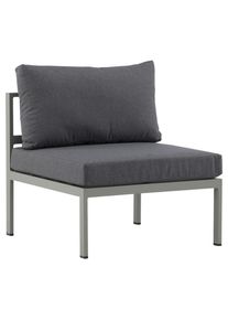 Gardenson , Grau, Pastellgr&uuml;n , Metall , 70x65x74 cm , Gartenm&ouml;bel, Loungem&ouml;bel, Loungesessel