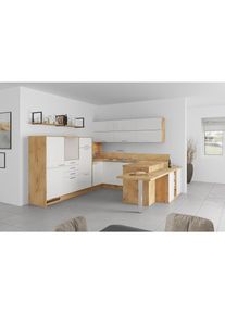 M&Ouml;BELIX M&ouml;belix , Holzwerkstoff , 8 Schubladen , U-Form , 294x298 cm , K&uuml;che, K&uuml;chenbl&ouml;cke, K&uuml;chen in U-Form