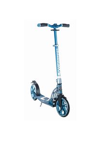 M&Ouml;BELIX M&ouml;belix , Blau , Metall , 34.5x102x93.5 cm , GS-gepr&uuml;ft , Hinterrad-Reibungsbremse, h&ouml;henverstellbarer Lenker mit Schnellspanner, Schnellklappmechanismus, Seitenst&auml;nder, weiche Griffe, Antirutsch-Trittbrett mit Bremse, faltbarer Lenker, ABEC-7-Kugellager , Freizeit, Skaten, Scooter