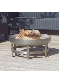 M&Ouml;BELIX M&ouml;belix , Edelstahlfarben , Metall , 63x28x63 cm , Gr&uuml;ner Punkt, Made in Europe, Handmade in Europe , abnehmbare Standf&uuml;&szlig;e, hitzebest&auml;ndig ,
