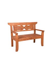 Gardenson , Braun , Holz , Teakholz , Hartholz , 135x96.5x64 cm , Abstellfl&auml;che, mit R&uuml;ckenlehne, abwischbar , Gartenm&ouml;bel, Gartenb&auml;nke