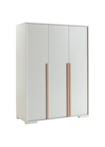 Vipack , Wei&szlig; , Holzwerkstoff , Buche , massiv , 6 F&auml;cher , 145.6x195.2x56 cm , Schlafzimmer, Kleiderschr&auml;nke, Dreht&uuml;renschr&auml;nke