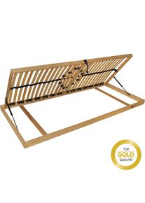 Primatex Deluxe , Holz , Birke,Birke , Schichtholz,Schichtholz , 6-Zonen , 80x200 cm , Mittelgurt, individuelle Liegeh&auml;rteeinstellung, alternative Gr&ouml;&szlig;en erh&auml;ltlich , Schlafzimmer, Lattenroste