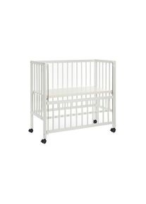 fillikid , Wei&szlig; , Holz , Buche , 40x90 cm , h&ouml;henverstellbar, sehr stabil , Baby, Babyzimmer, Babybetten, Beistellbetten