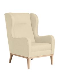 Max Winzer , Beige , Textil , Buche , 66x104x78 cm , Goldenes M, Made in Europe , Wohnzimmer, Sessel, Ohrensessel