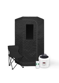 Sanotechnik , Schwarz , Kunststoff , 90x190x90 cm , Wellness