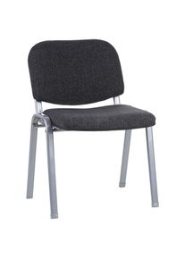 Mid.you , Anthrazit , Textil , 58x84x48 cm , stapelbar , B&uuml;rom&ouml;bel, B&uuml;rost&uuml;hle, Besucherst&uuml;hle