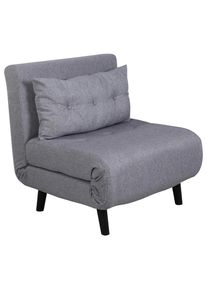 Livetastic , Grau, Schwarz , Metall, Textil , 70x88x80 cm , Wohnzimmer, Sofas & Couches, Schlafsofas, Schlafsessel