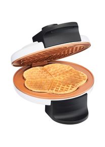 Trisa Electronics , Wei&szlig; , Metall , 19x26x12 cm , RoHS , K&uuml;che, K&uuml;chenelektroger&auml;te, Elektrische K&uuml;chenhelfer, Waffeleisen