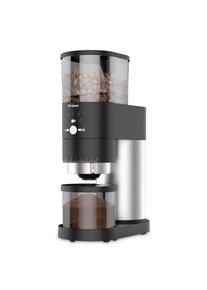 Trisa Electronics , Schwarz, Edelstahlfarben , Kunststoff , 240 g , 11.5x34x23 cm , RoHS , einstellbarer Mahlgrad , K&uuml;che, K&uuml;chenelektroger&auml;te, Kaffeemaschinen, Kaffeem&uuml;hlen