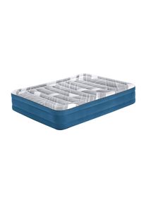 Bestway , Grau, Dunkelblau , Metall, Kunststoff , 152x36x203 cm , RoHS , integrierte elektrische Pumpe, beflockte Schlafseite , Schlafzimmer, Betten, G&auml;stebetten, Luftbetten