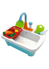 Ambia Garden , Blau, Wei&szlig; , Kunststoff , 40x30x26 cm , CE , Spielwaren, Spielzeug, Kinderk&uuml;chen & Werkb&auml;nke