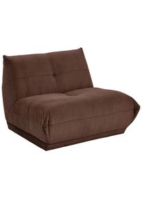 Livetastic , Braun , Textil , 105x80x112 cm , Made in EU , R&uuml;cken echt, individuell planbar ,