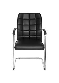 Mid.you , Schwarz , Metall, Kunststoff, Textil , 55x94x43 cm , B&uuml;rom&ouml;bel, B&uuml;rost&uuml;hle, Besucherst&uuml;hle