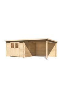 M&Ouml;BELIX M&ouml;belix , Fichtefarben , Holz , 560x203x297 cm , Freizeit im Garten, Gartenbauten, Gartenh&auml;user