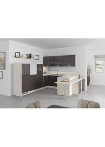 Impuls , Holzwerkstoff , 8 Schubladen , U-Form , 294x298 cm , K&uuml;che, K&uuml;chenbl&ouml;cke, K&uuml;chen in U-Form