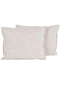 Luca Bessoni , Creme , Textil , Uni , F&uuml;llung: Schaumstoff,Schaumstoff , 72x57 cm , Reach, Made in EU , Heimtextilien, Wohntextilien, Kissen, Zierkissen