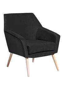 Max Winzer , Schwarz, Buchefarben , Textil , Buche , 67x81x71 cm , Goldenes M, Made in Europe , Wohnzimmer, Sessel, Polstersessel