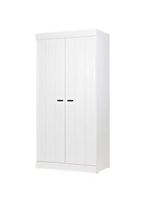 Livetastic , Wei&szlig; , Holz , Kiefer,Kiefer , massiv , 1 F&auml;cher , 94x195x53 cm , erweiterbar, Typenauswahl, in verschiedenen Gr&ouml;&szlig;en erh&auml;ltlich , Schlafzimmer, Kleiderschr&auml;nke, Dreht&uuml;renschr&auml;nke