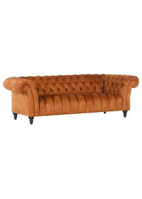 Livetastic , Cognac , Textil , Buche , massiv , 230x74x101 cm , Stoffauswahl, R&uuml;cken echt , Wohnzimmer, Sofas & Couches, Sofas, Big Sofas