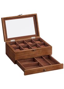 M&Ouml;BELIX M&ouml;belix , Braun , Holz, Metall , Paulownia , 27x12.5x19 cm , Ordnen & Aufbewahren, Boxen & K&ouml;rbe, Aufbewahrungsboxen