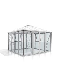 M&Ouml;BELIX M&ouml;belix , Alufarben , Metall, Kunststoff, Glas , 317x264.5x321.5 cm , Freizeit im Garten, Gartenpflege, Gew&auml;chsh&auml;user