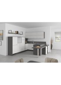 M&Ouml;BELIX M&ouml;belix , Holzwerkstoff , 8 Schubladen , U-Form , 294x298 cm , K&uuml;che, K&uuml;chenbl&ouml;cke, K&uuml;chen in U-Form