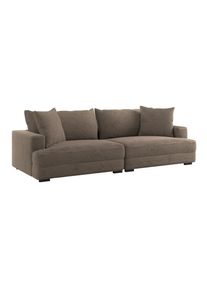 Luca Bessoni , Cappuccino , Textil , F&uuml;llung: Schaumstoffflocken , 261x124 cm , Stoffauswahl , Wohnzimmer, Sofas & Couches, Sofas, Big Sofas