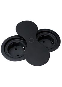 M&Ouml;BELIX M&ouml;belix , Schwarz , Kunststoff , 14.6x4.7x7.1 cm , K&uuml;che, K&uuml;chenausstattung, K&uuml;chensteckdosen